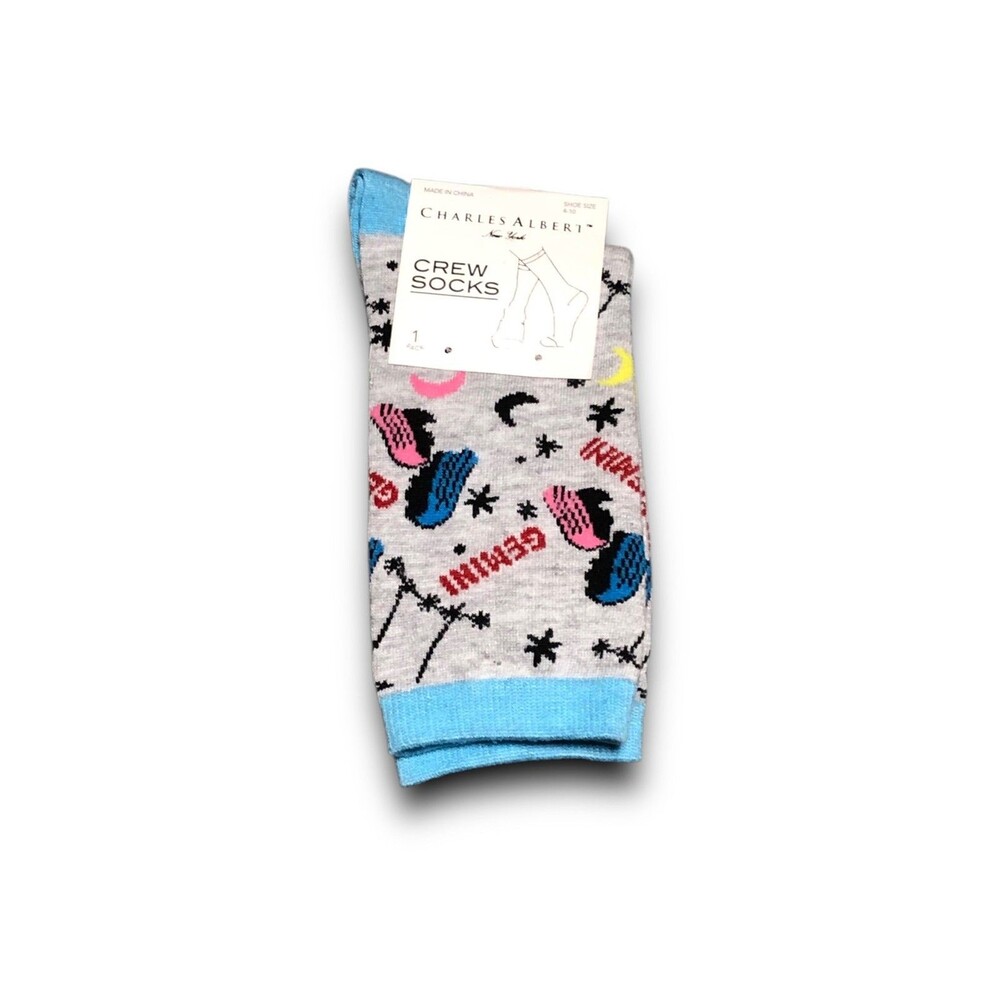 Charles Albert Women's "Gemini" Crew Socks